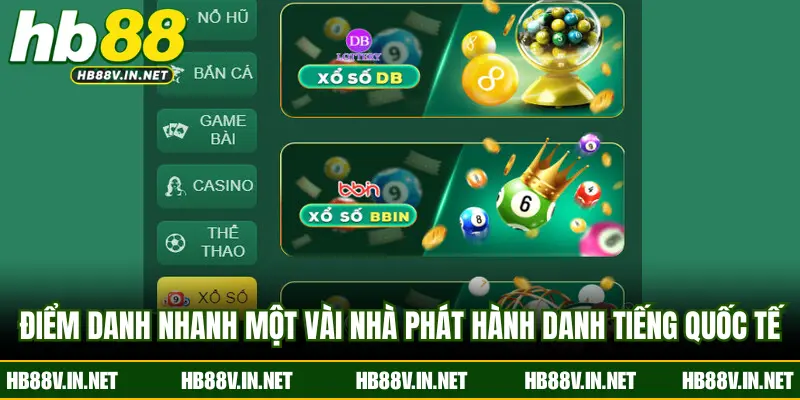 Điểm danh nhanh một vài nhà phát hành danh tiếng quốc tế